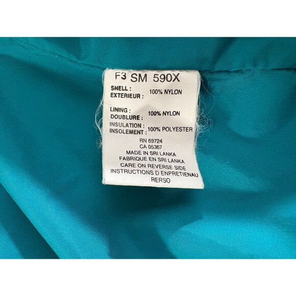 Columbia Bugaboo Oversize Radial Sleeve Jacket sz XL  blue turquoise Vintage - Picture 3 of 8